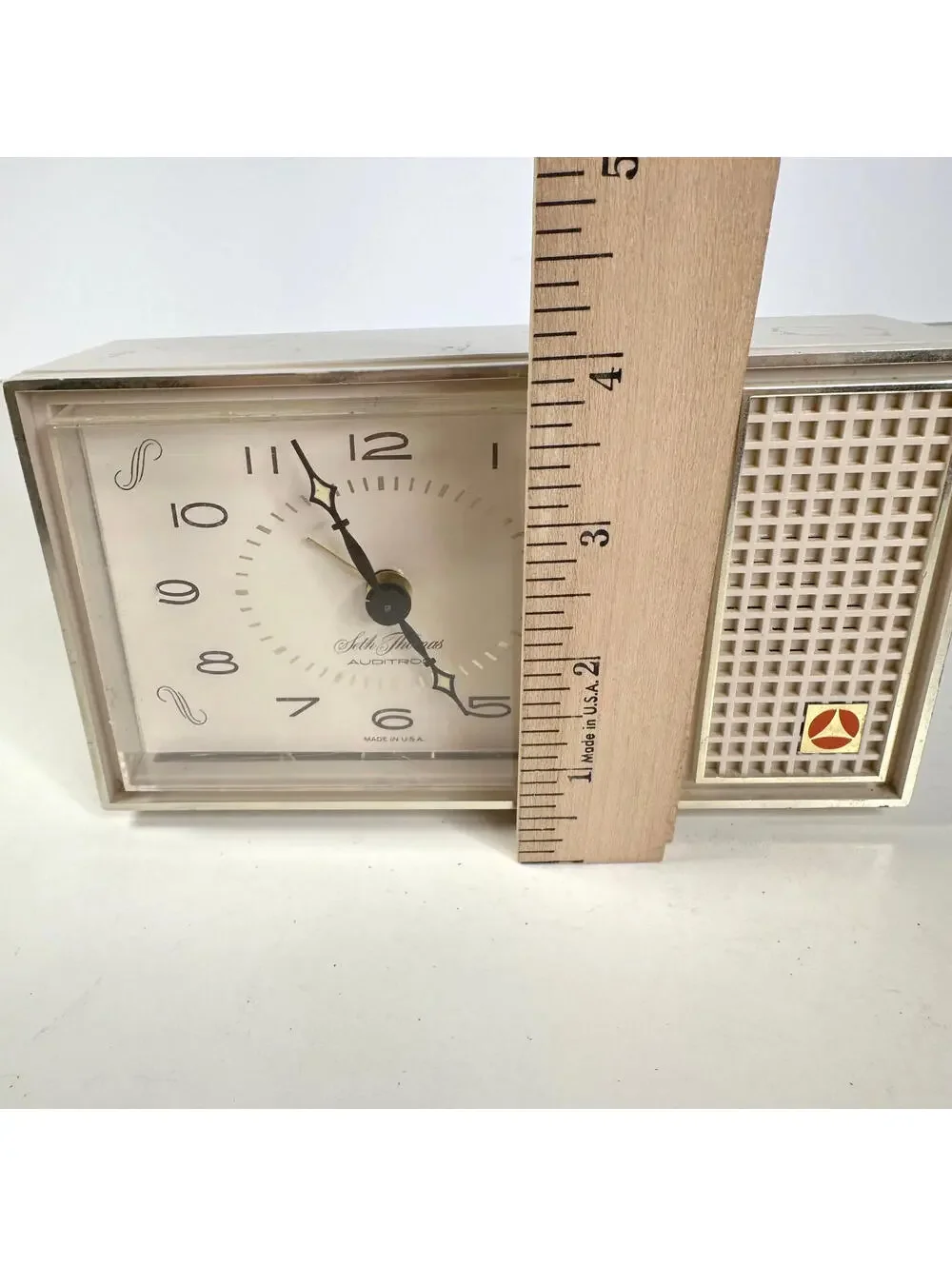 Vintage Seth Thomas Auditron Battery-Operated Clock For Parts